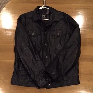 Men’s faux leather jacket